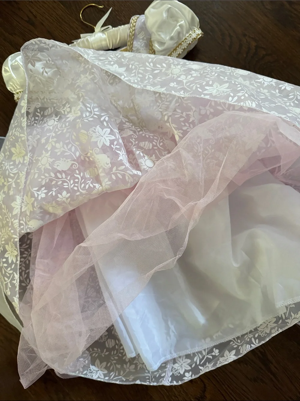 💜Disney Rapunzel Sz 4 Wedding Dress “Tangled Ever After” Lavender & White